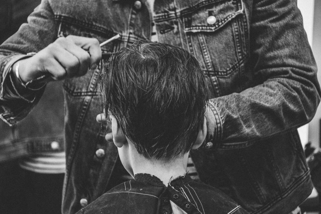 junior-haircut-at- neat-bali-barbershop